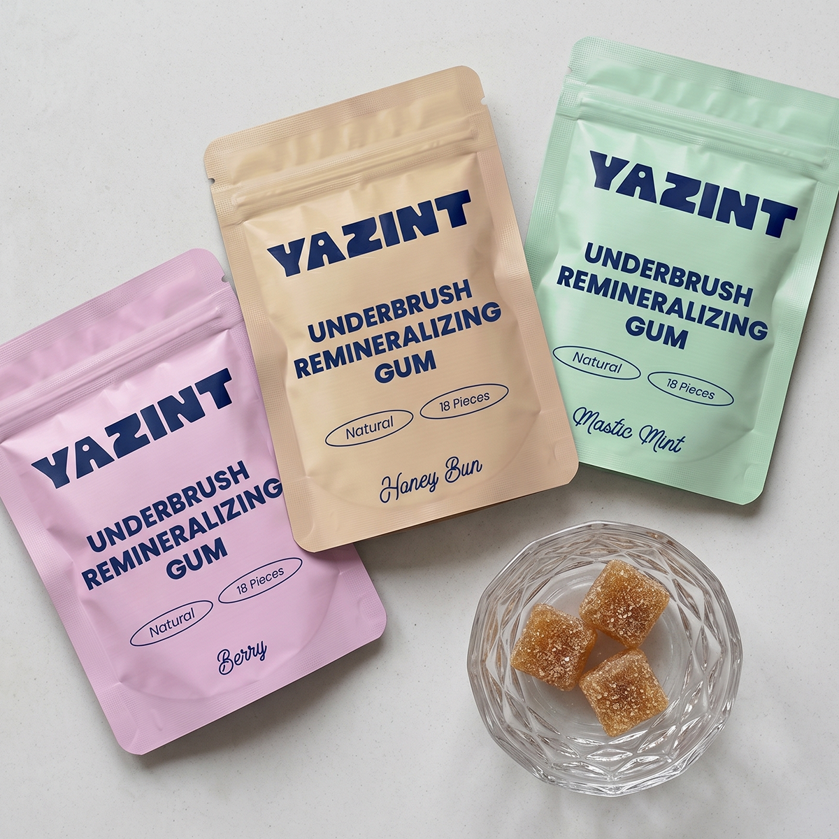 YAZINT® Underbrush Remineralizing Gum