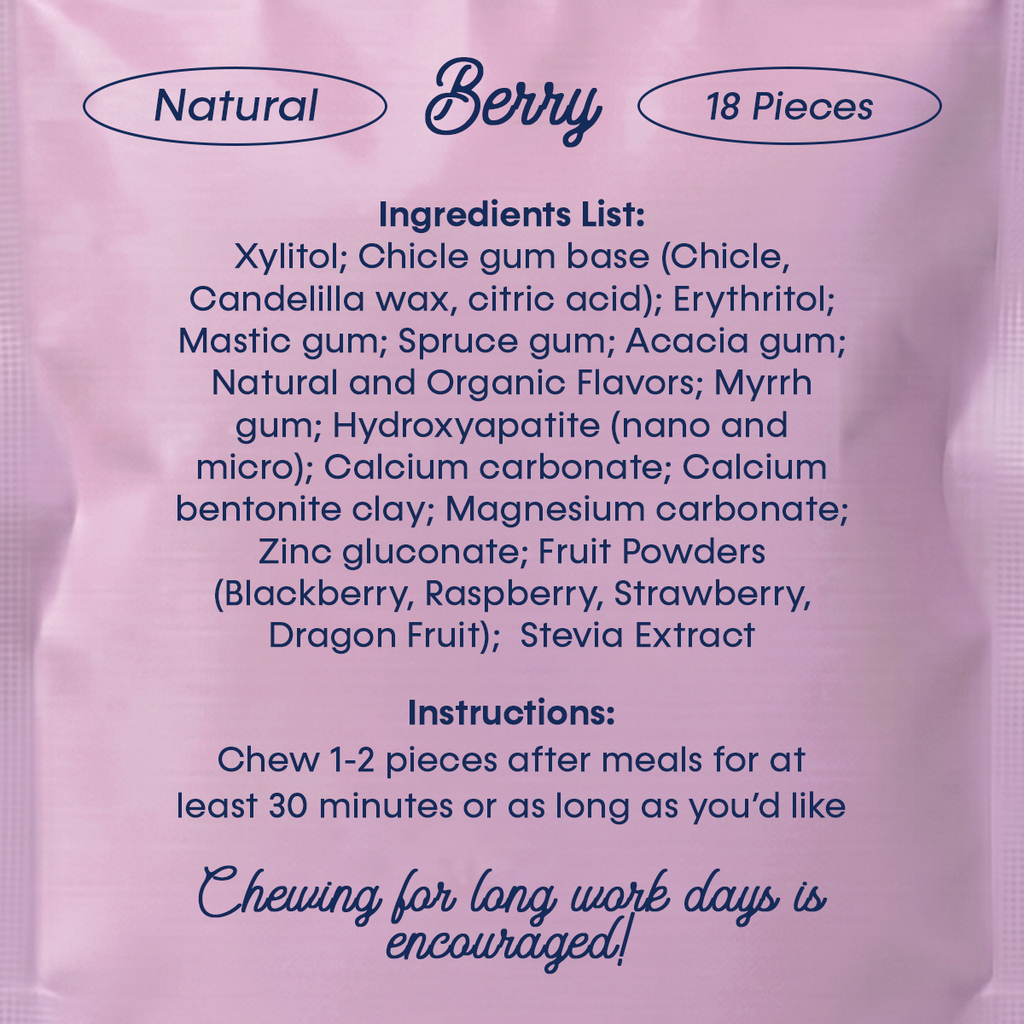 YAZINT® Underbrush Remineralizing Gum
