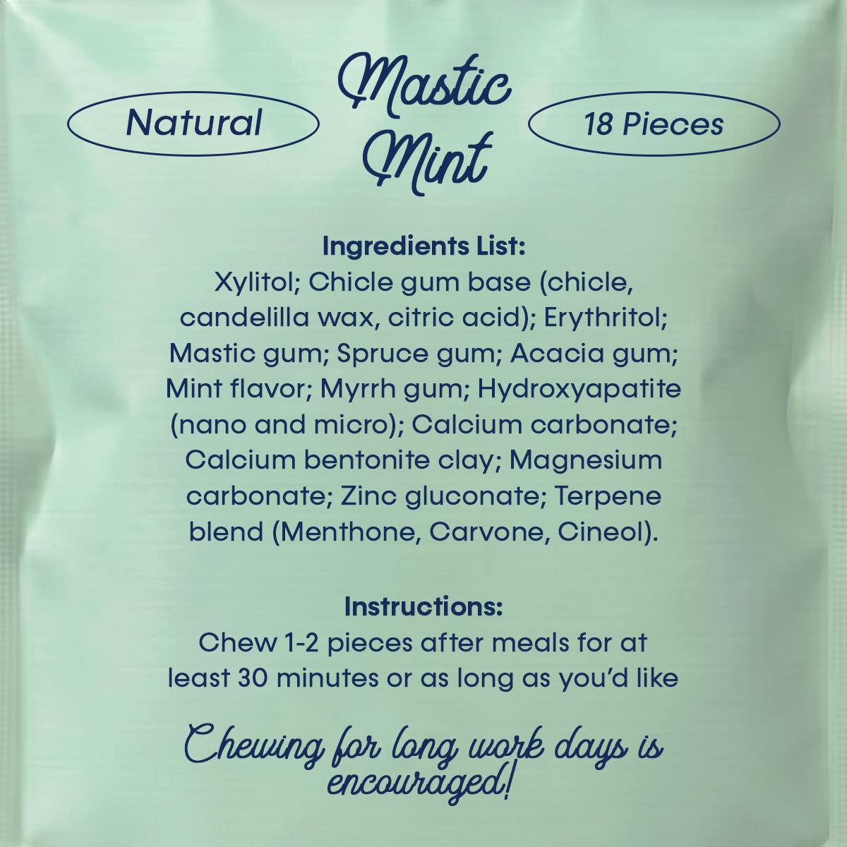 YAZINT® Underbrush Remineralizing Gum