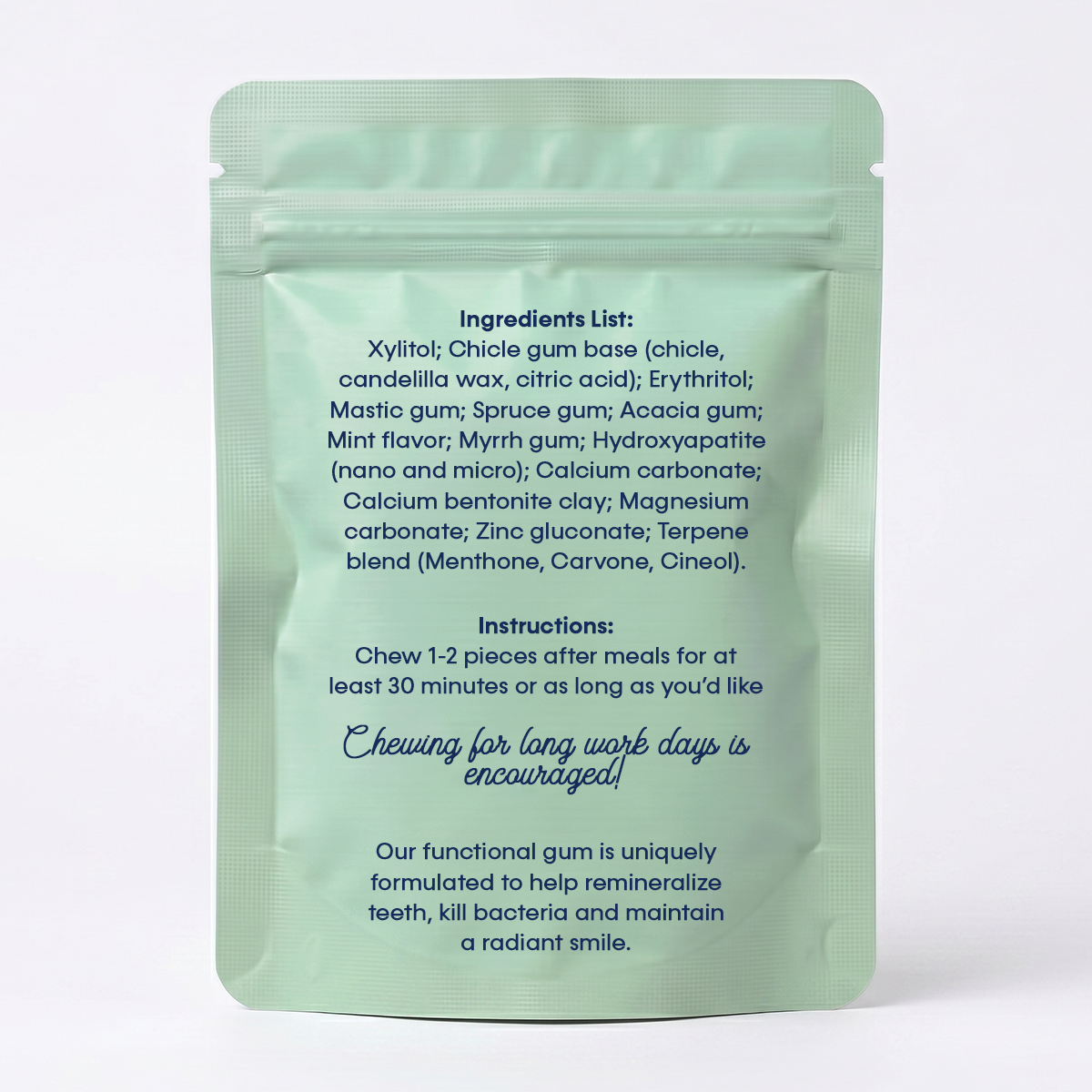 YAZINT® Underbrush Remineralizing Gum